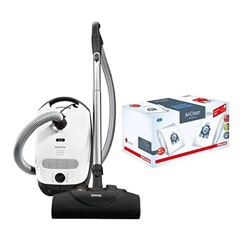 Miele Classic C1 Cat and Dog Canister HEPA Vacuum Cleaner Bundle with Powerhead and Filters