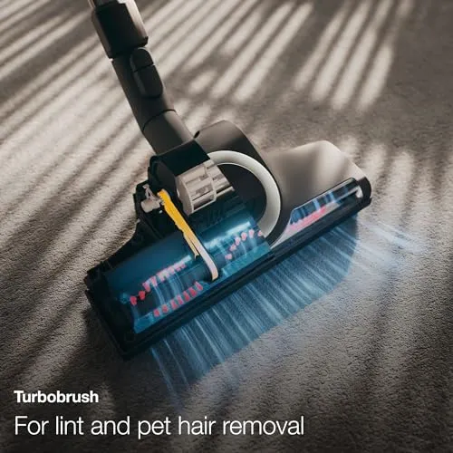 Miele Classic C1 Turbo Team Bagged Canister Vacuum - Tech Blue, Ideal for Hard Floors & Carpets - Image 5