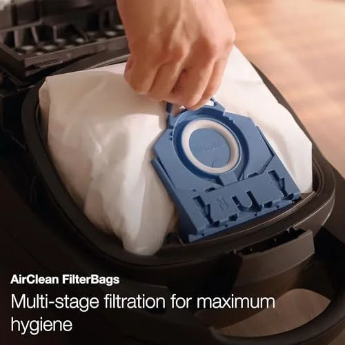 Miele Classic C1 Turbo Team Bagged Canister Vacuum - Tech Blue, Ideal for Hard Floors & Carpets - Image 7