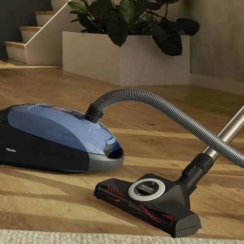 Miele Classic C1 Turbo Team Bagged Canister Vacuum - Tech Blue, Ideal for Hard Floors & Carpets - Image 9