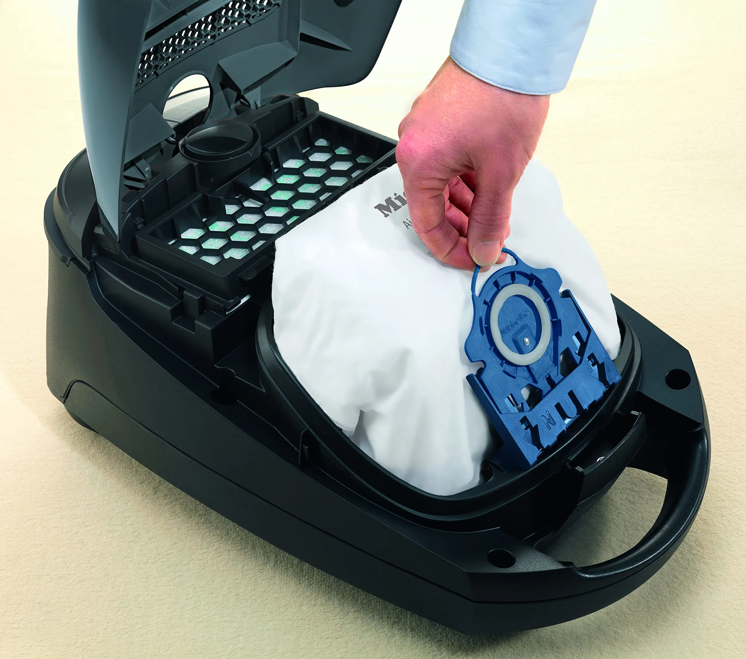 Miele Classic C1 Vacuum Cleaner - Graphite Grey, Strong Suction, Ideal for Hard Floors & Carpets - Image 4