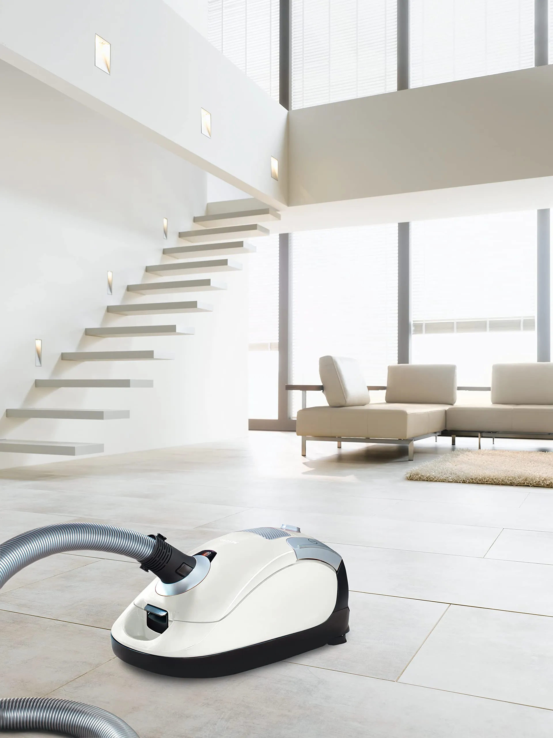 Miele Compact C1 Pure Bagged Canister Vacuum - Powerful Suction for Hard Floors & Low-Pile Carpet - Image 9