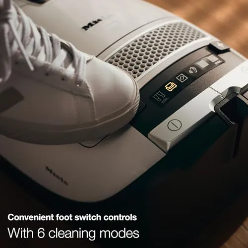 Miele Complete C3 Calima Bagged Canister Vacuum Cleaner - Turbobrush, Low-Medium Pile Carpet, Curry Yellow - Image 8