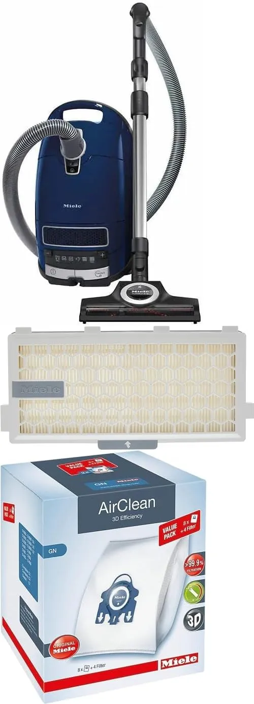 Miele Complete C3 Multi Surface Canister Vacuum with Turbo Head, HEPA Filter, XL Value Pack 6 Miele Complete C3 Multi Surface Canister Vacuum with Turbo Head, HEPA Filter, XL Value Pack - Image 6