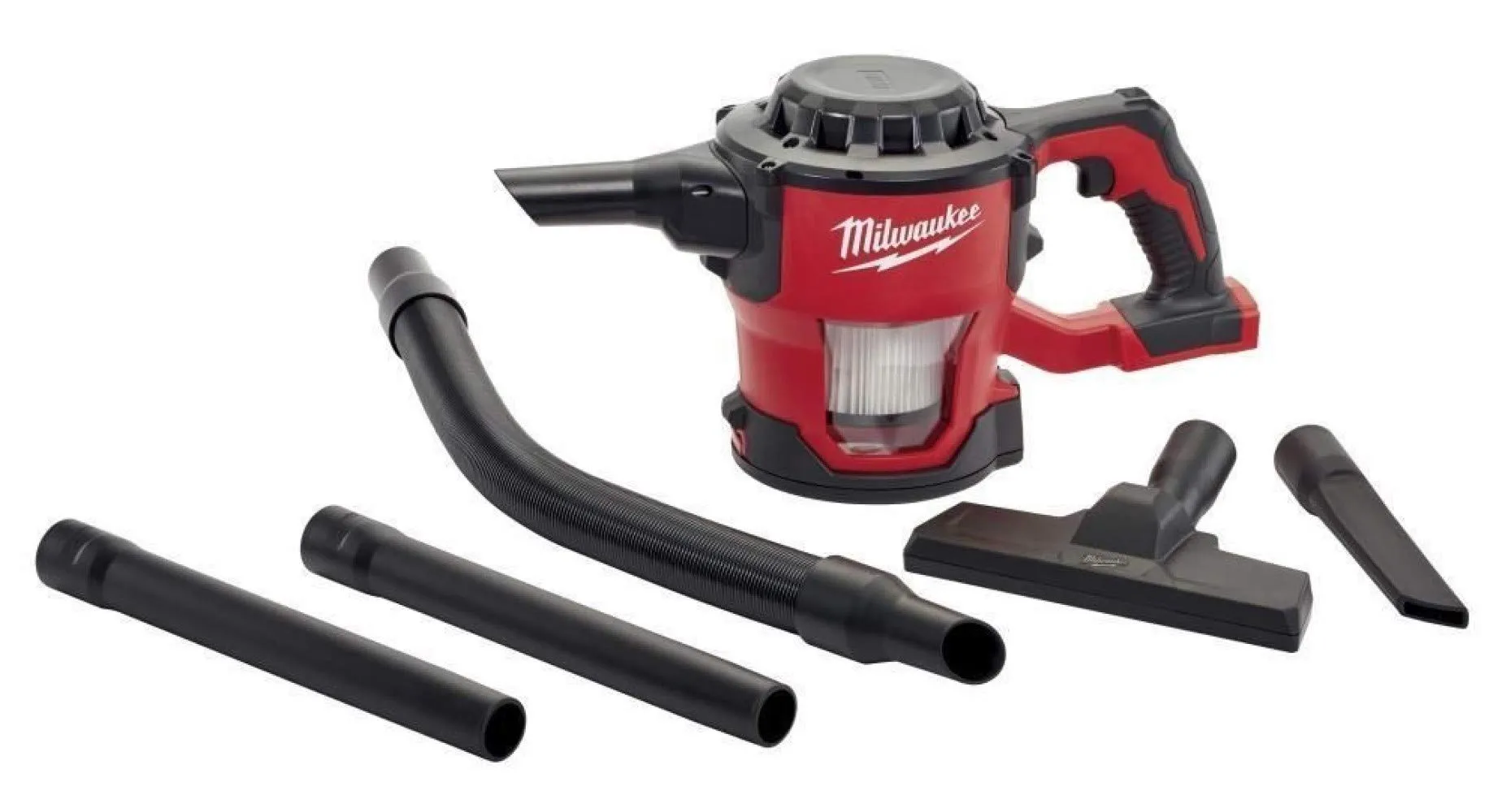 Milwaukee M18 18V Cordless Lithium-ion Compact Vacuum with Bonus Microfiber Cleaner Bundle
