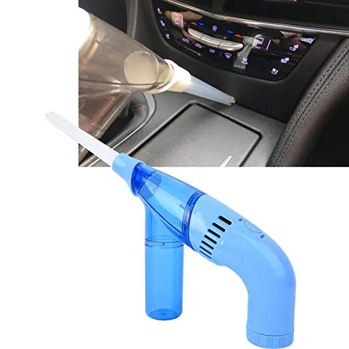 Mini Vacuum Cleaner - Portable Cordless Dust Collector for Home & Car - Battery Operated - Blue - Image 5