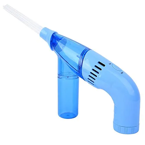 Mini Vacuum Cleaner - Portable Cordless Dust Collector for Home & Car - Battery Operated - Blue - Image 7