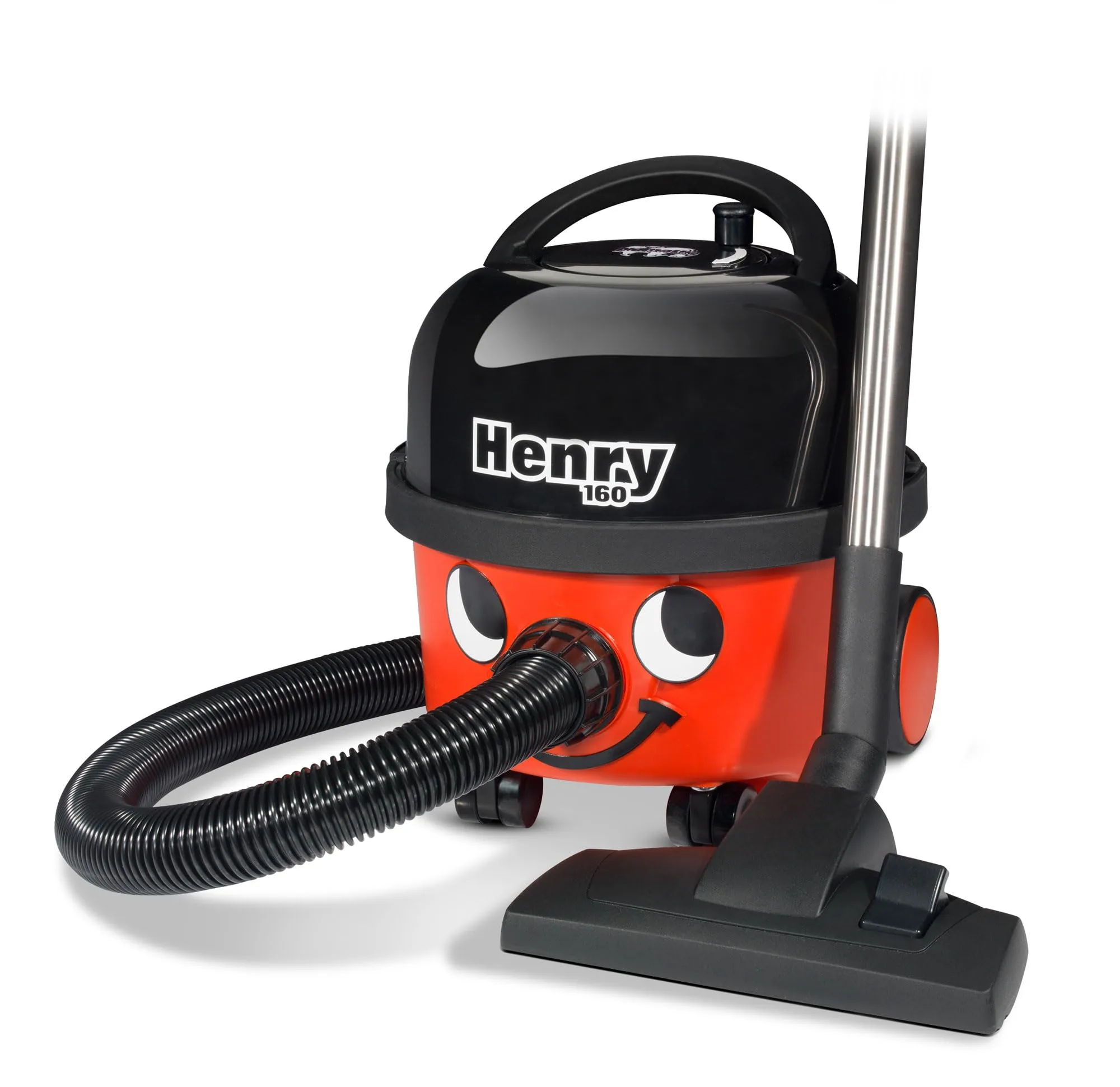NaceCare Canister Vacuum, Red - Compact Design with 680W Motor, TriTex Filtration & Tools