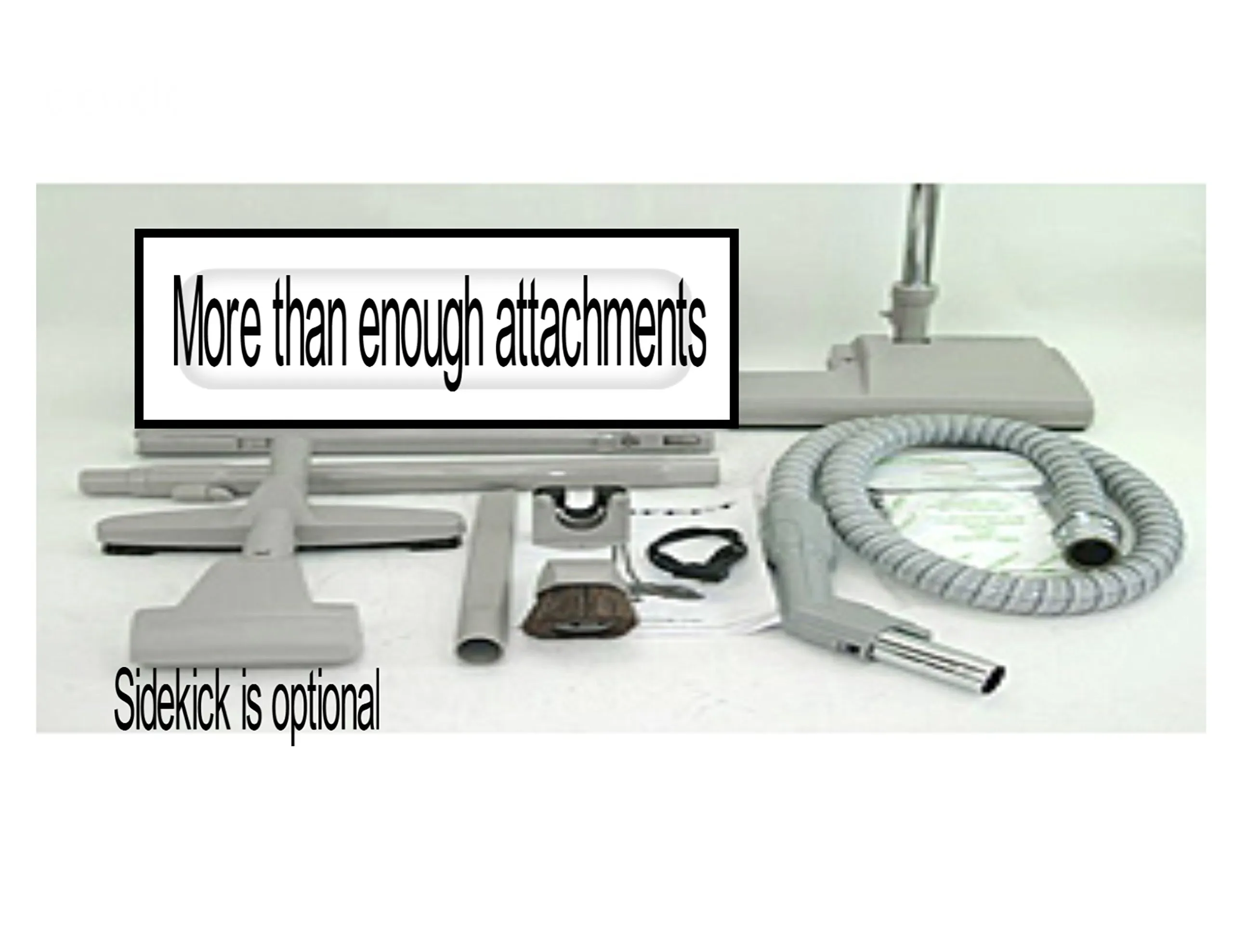 Oreck C101 Canister Vacuum Cleaner - Retro Metal Body, 15' Power Nozzle, HEPA Filter, Powerful Suction - Image 2