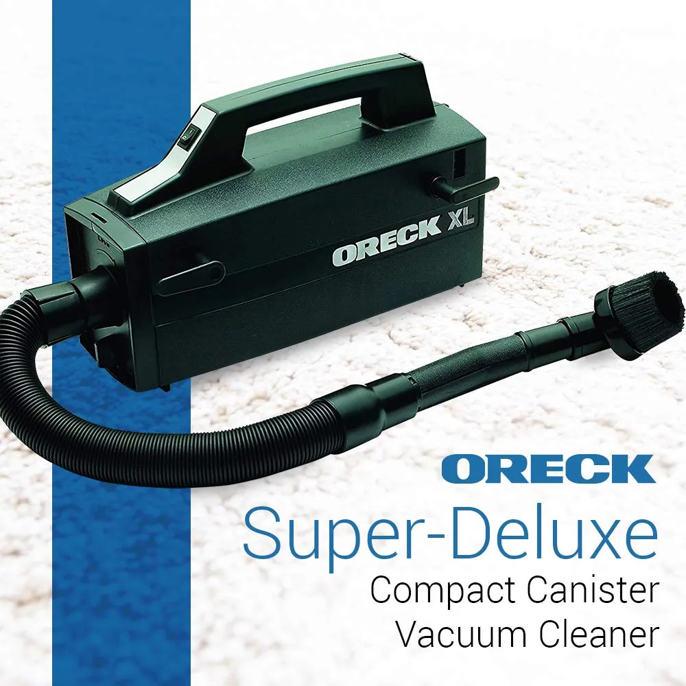 Oreck Super-Deluxe Compact Canister Vacuum Cleaner - Lightweight, Powerful, Ideal for Hard-to-Reach Areas - Image 3
