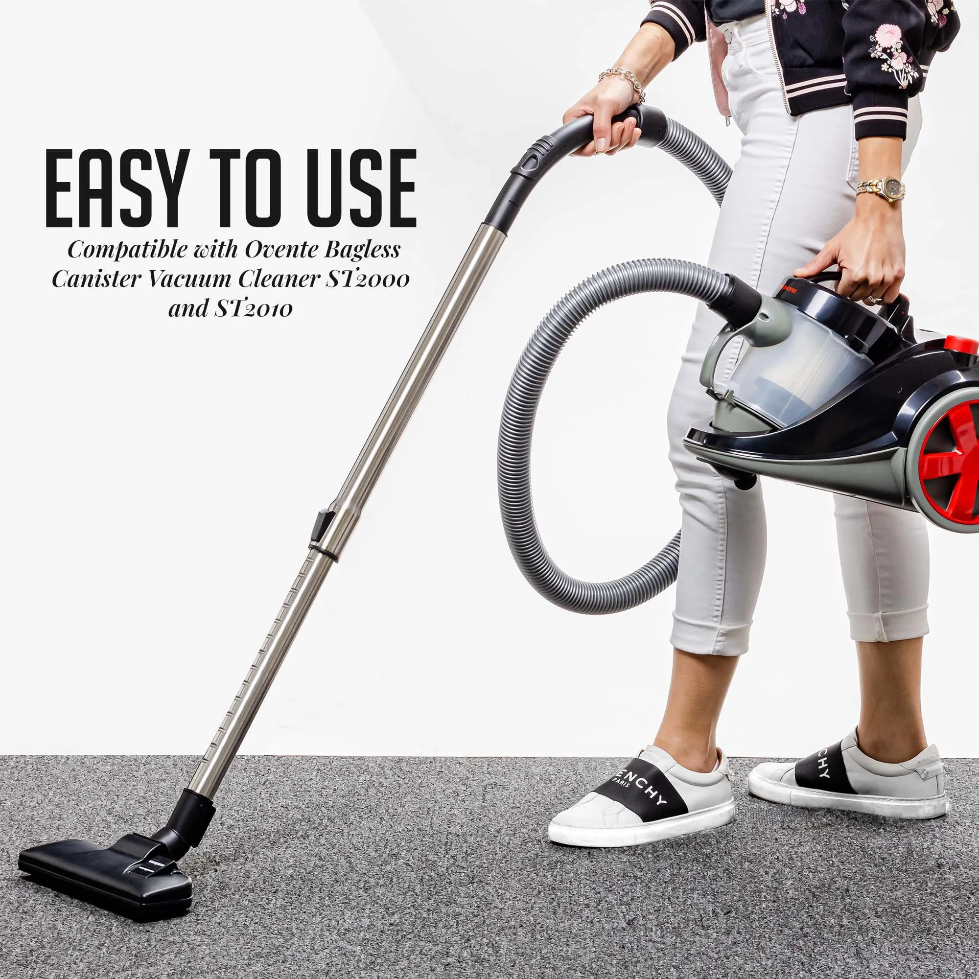 OVENTE Replacement Dust Container for Bagless Vacuum ST2000 ST2010, Transparent Design, Black 4 OVENTE Replacement Dust Container for Bagless Vacuum ST2000 ST2010, Transparent Design, Black - Image 4