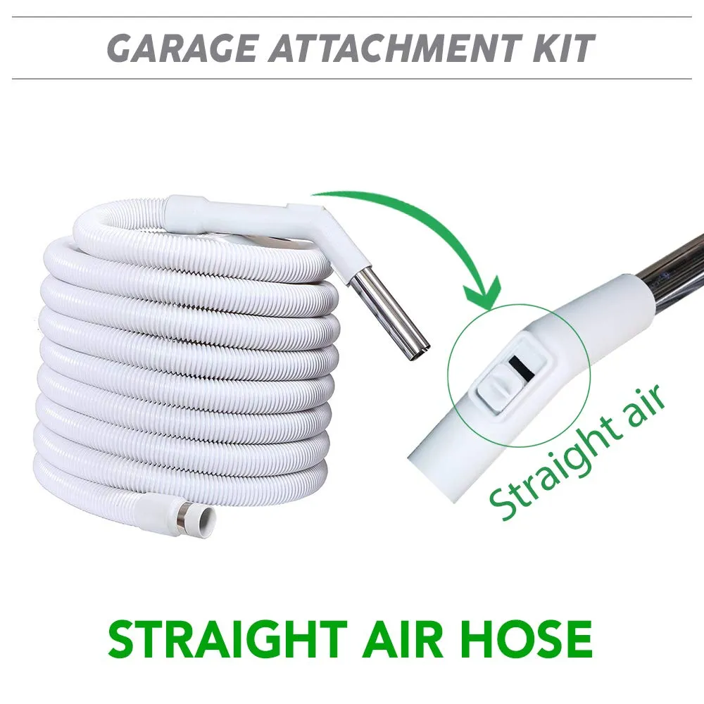 OVO 550AW Compact Central Vacuum System with 30ft Accessory Kit - Powerful & Silent, Black - Image 6