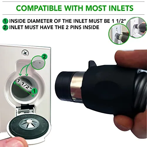 OVO Large Central Vacuum System with 630 Airwatts, 35 ft Deluxe Accessory Kit, White - Image 7