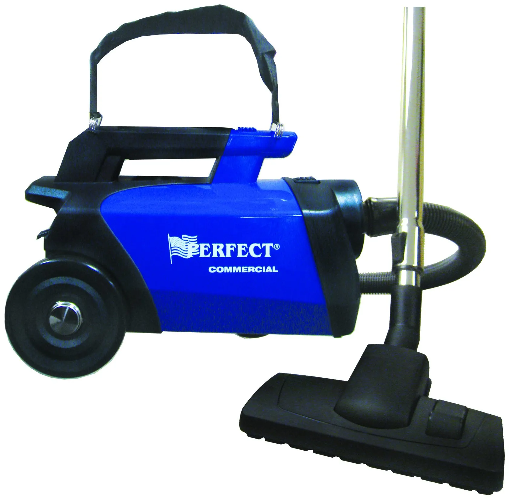 Perfect Products C105 Portable Commercial Canister Vacuum - Lightweight, Powerful, Blue