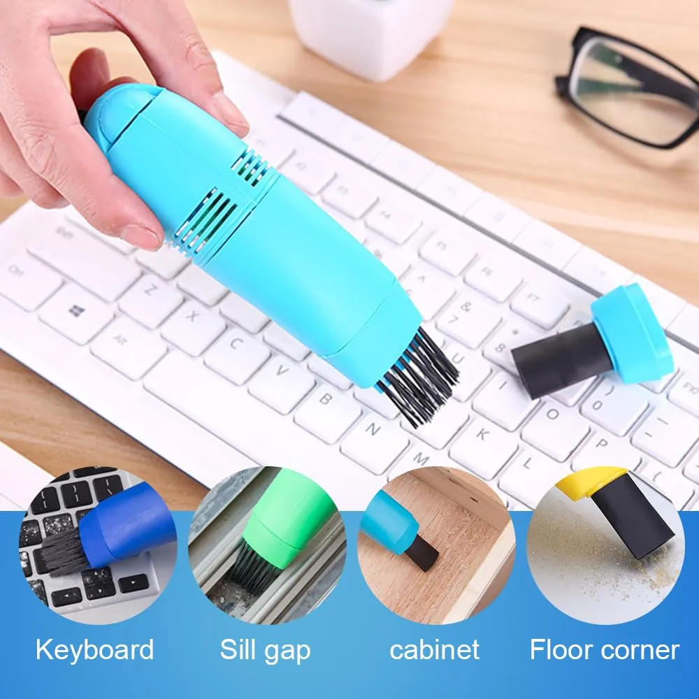 Pro Vacuum Cleaner Blue - 2024 Mini USB Handheld Vacuum for Keyboard, Laptop, Car & Home - Image 6
