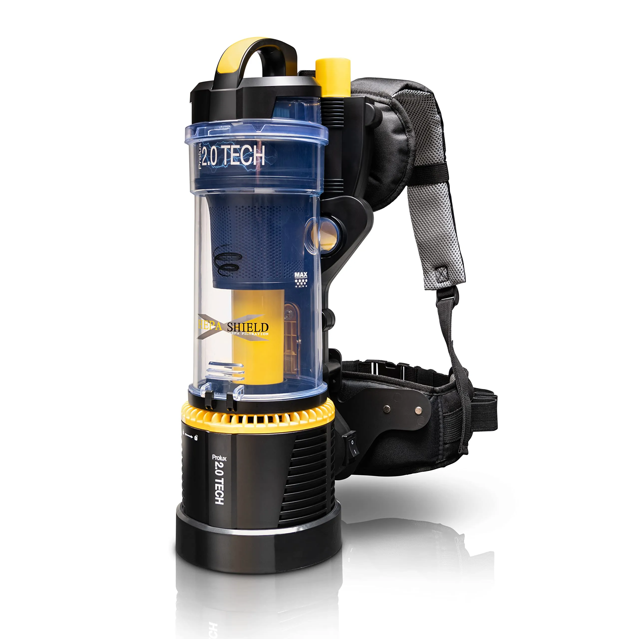 Prolux 2.0 Commercial Bagless Backpack Vacuum Cleaner with Power Nozzle Kit & Dual HEPA Filters - Image 4