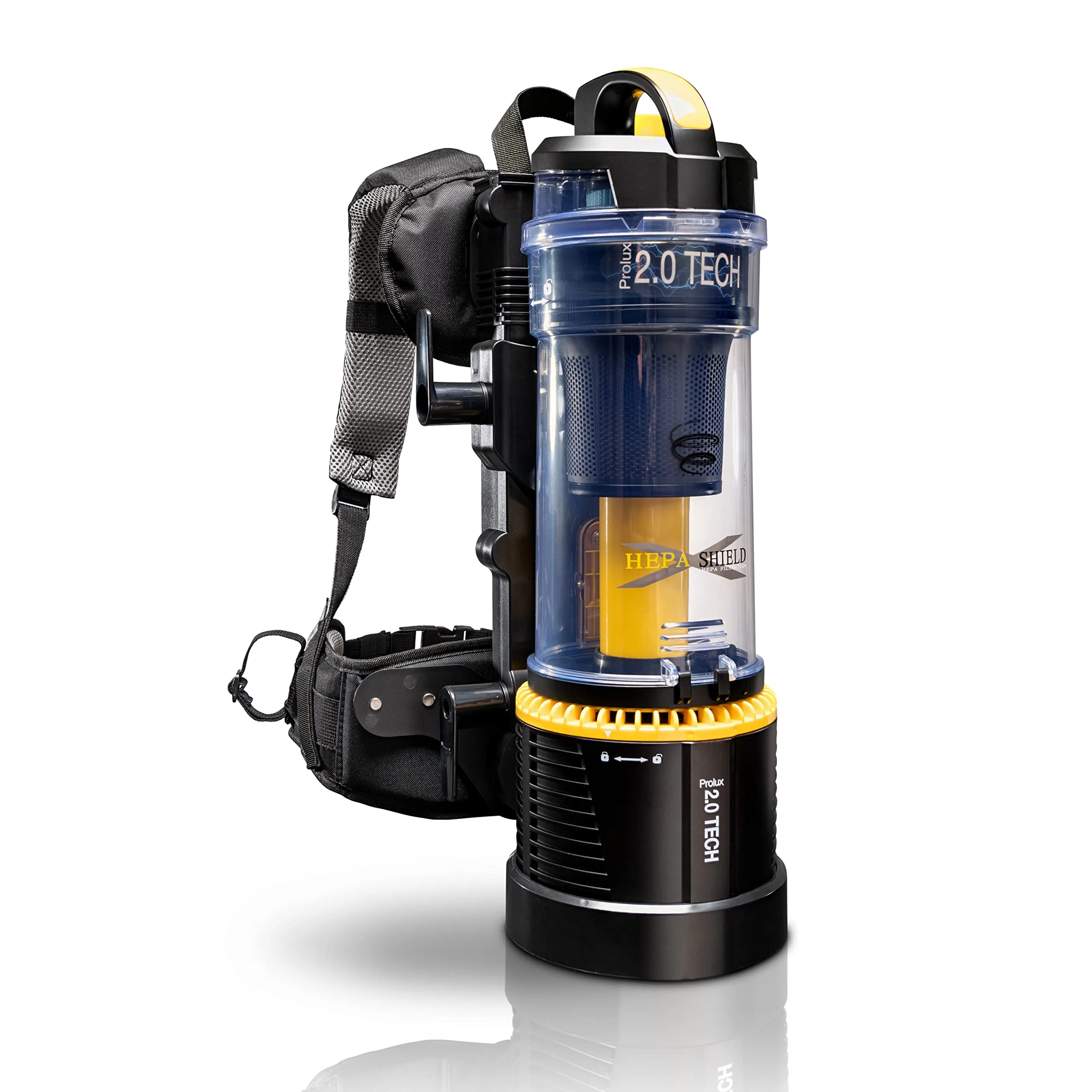 Prolux 2.0 Commercial Bagless Backpack Vacuum Cleaner with Power Nozzle Kit & Dual HEPA Filters - Image 6