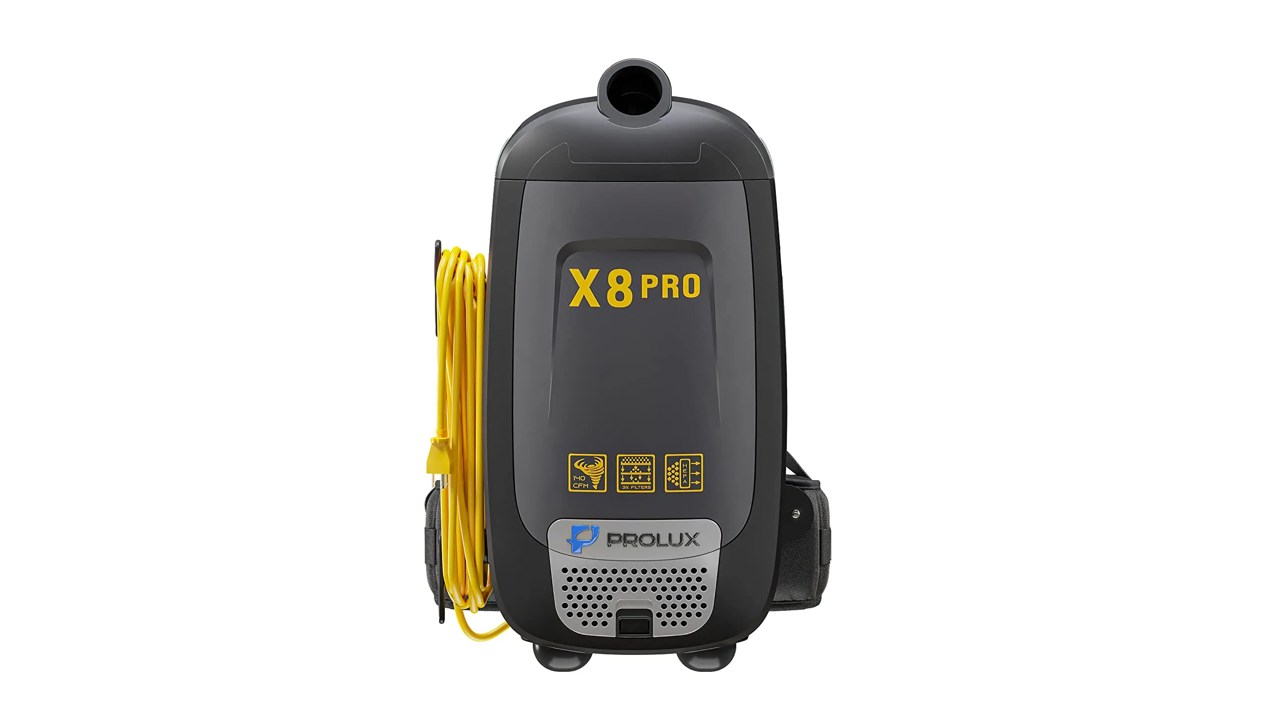 Prolux X8 Pro Backpack Vacuum with 4-Stage Filtration, Super-Suction & 50' Power Cord - Image 2