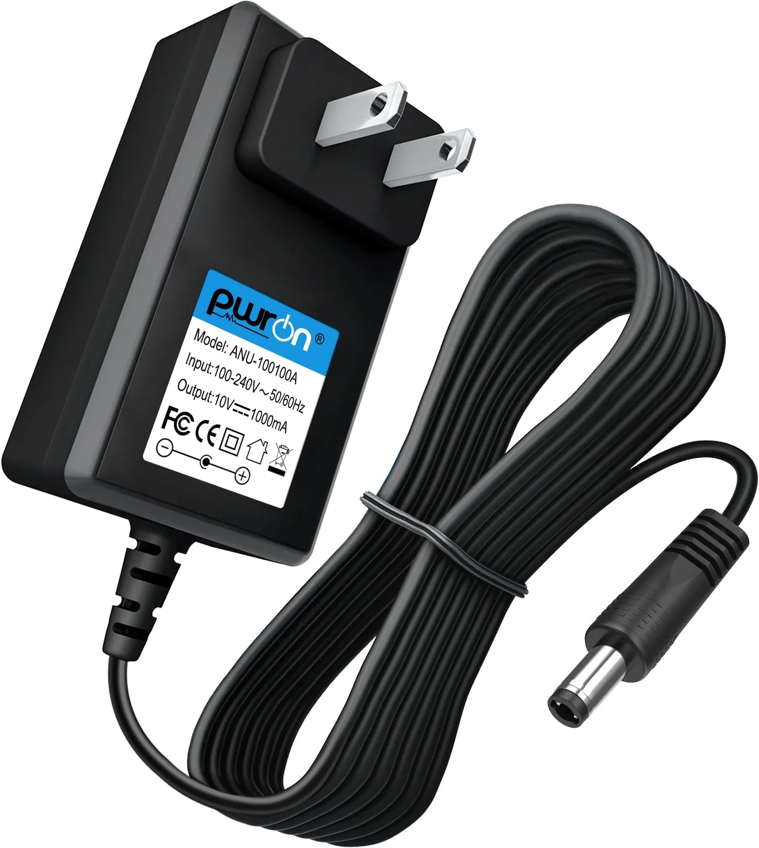 PwrON 10V Power Cord for Bissell Pet Stain Eraser - Safe, Long, & Compatible Charger for 2054, 2002, 2003