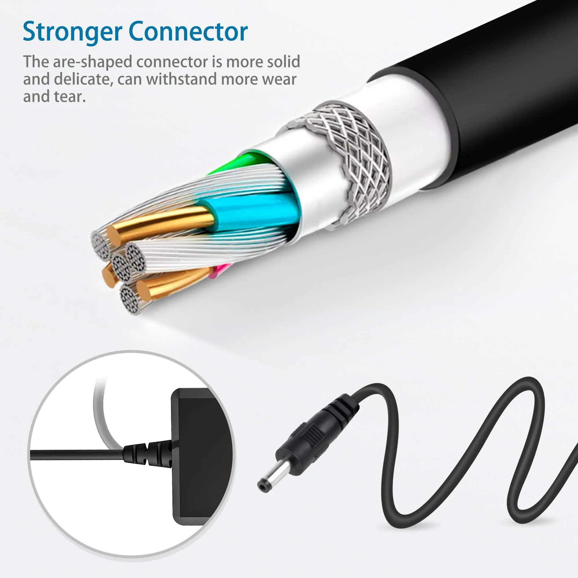 PwrON 10V Power Cord for Bissell Pet Stain Eraser - Safe, Long, & Compatible Charger for 2054, 2002, 2003 - Image 5