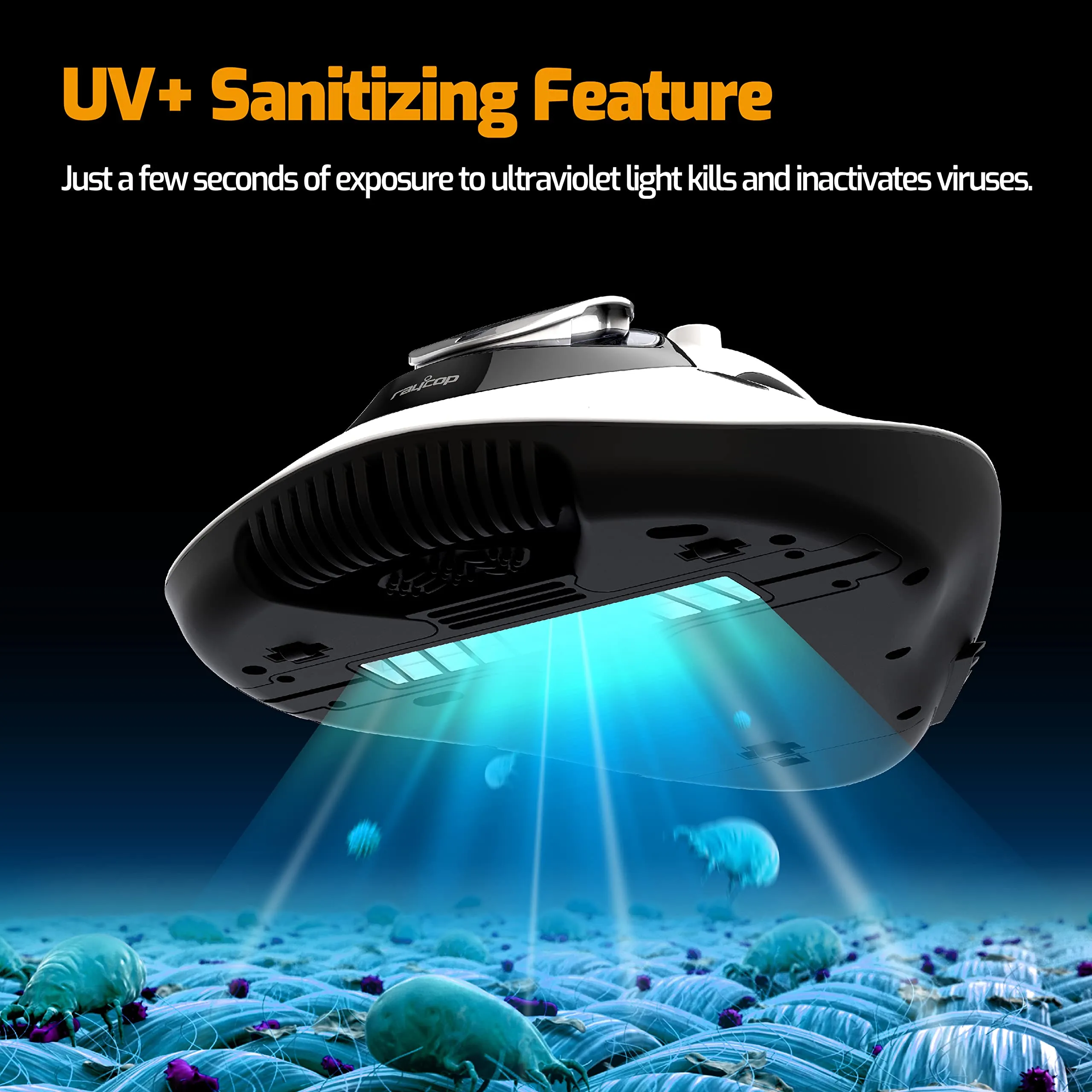 Raycop Lite Mattress Vacuum Cleaner - 13Kpa Suction, Anti-Allergen, UV Sanitizing, HEPA Filter - Image 2