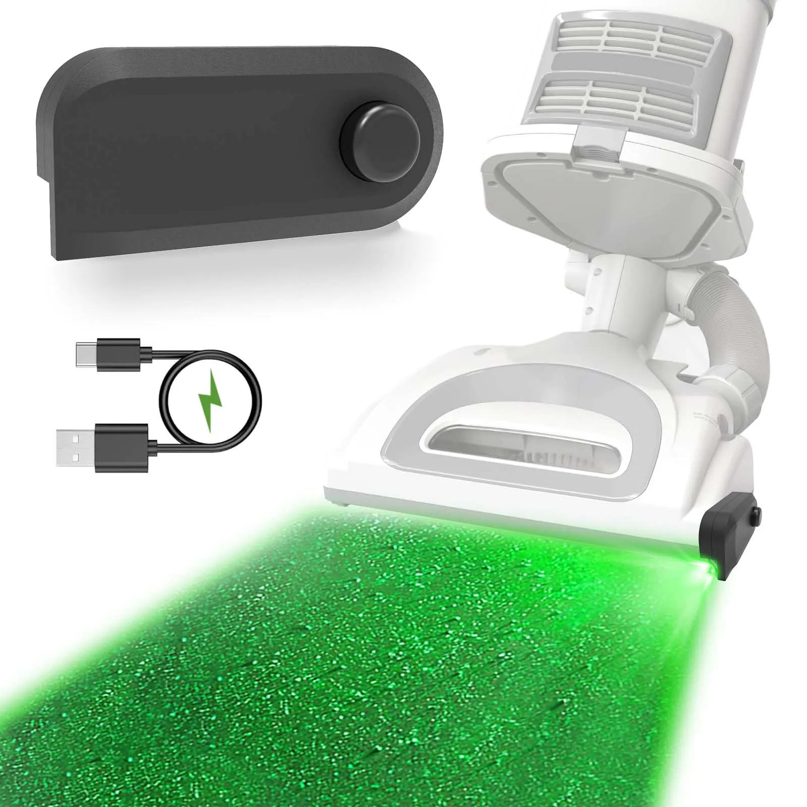 Led Dust Light Rechargeable Upright Vacuum Cleaner Dust Display LED Light For Shark ...
