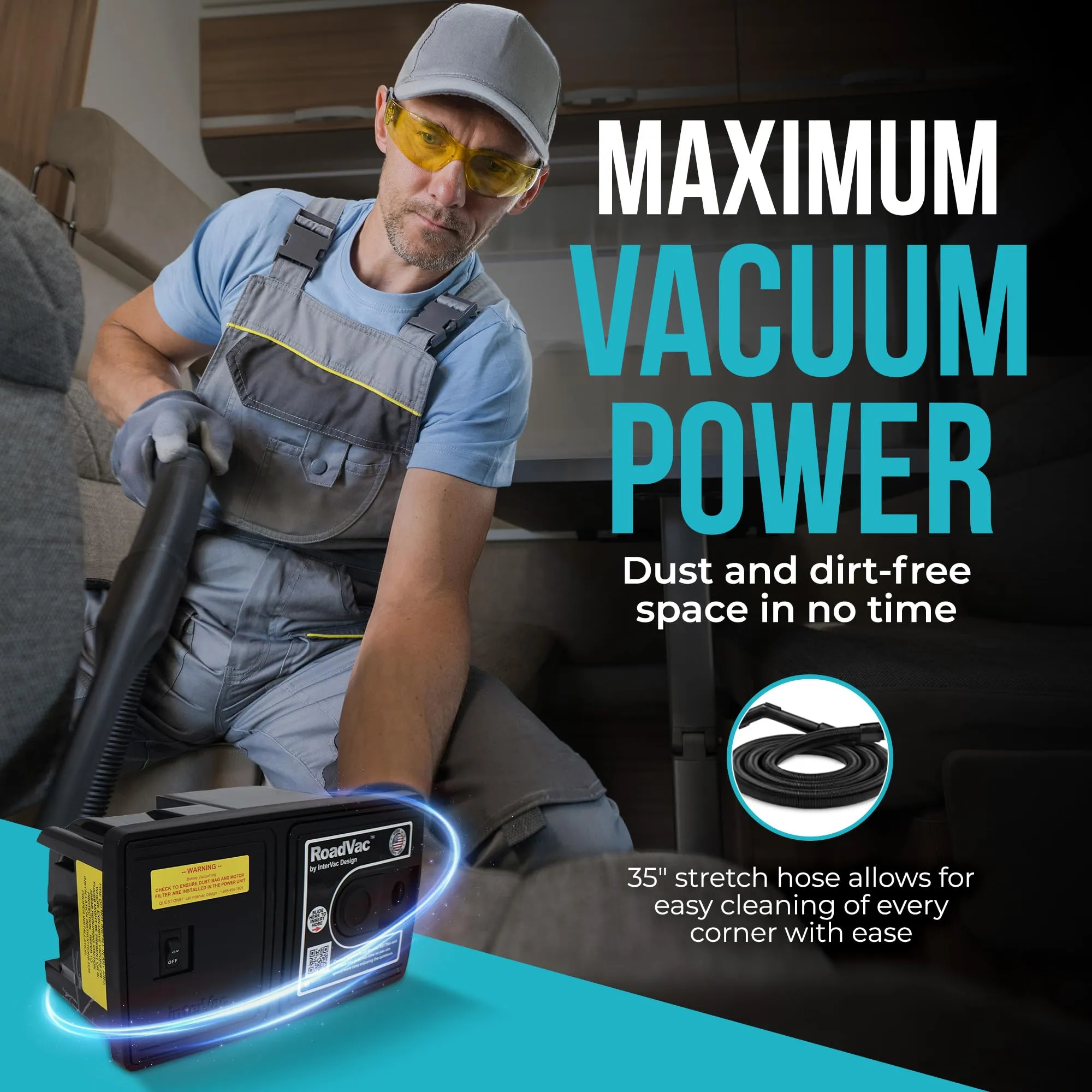 RV Central Vacuum System by RoadVac for RVs, Boats, Campers, and Tiny Homes 3 RV Central Vacuum System by RoadVac for RVs, Boats, Campers, and Tiny Homes - Image 3