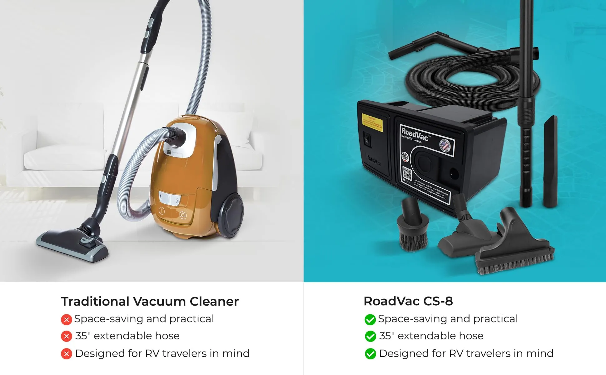 RV Central Vacuum System by RoadVac for RVs, Boats, Campers, and Tiny Homes 8 RV Central Vacuum System by RoadVac for RVs, Boats, Campers, and Tiny Homes - Image 8