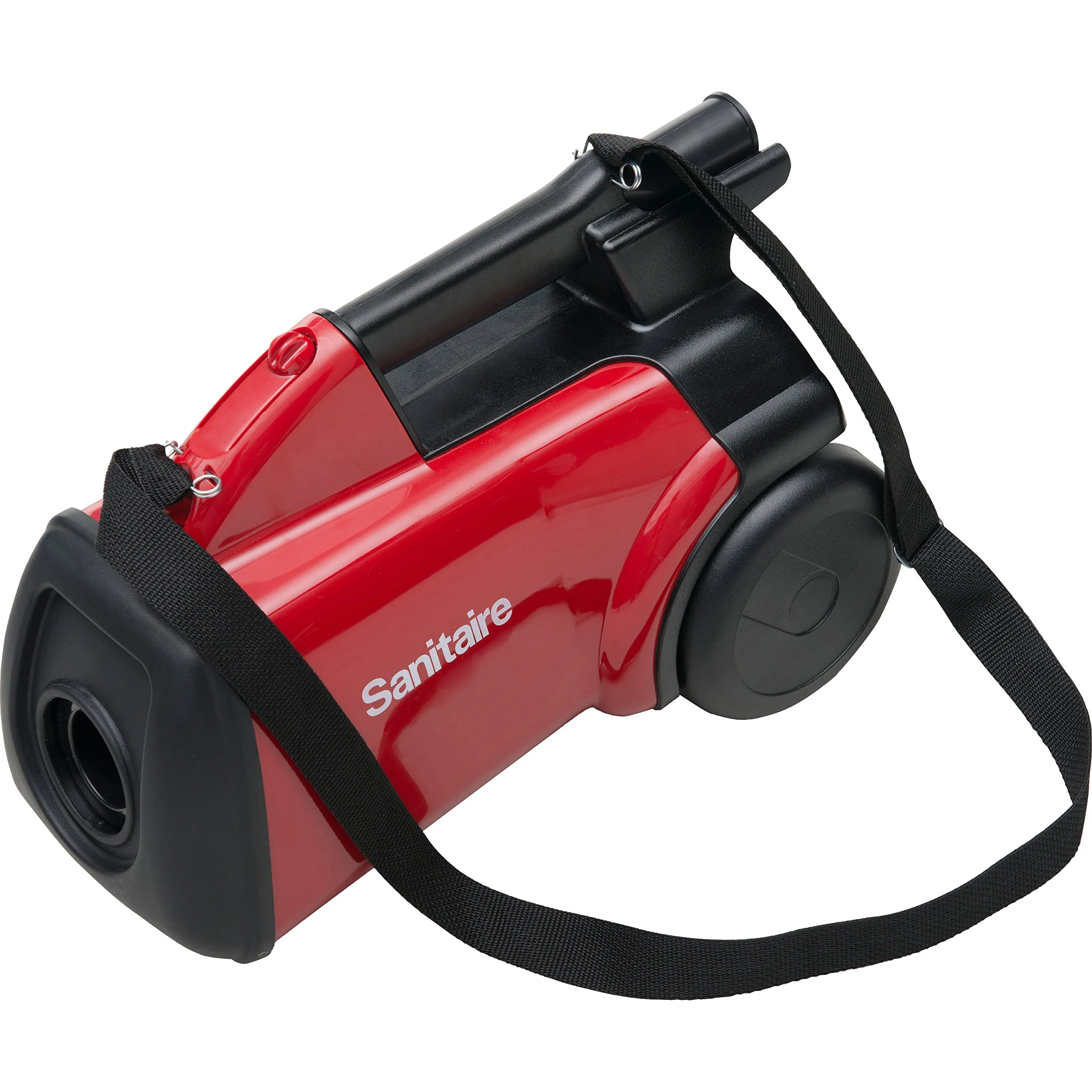 Sanitaire SC3683B Lightweight Commercial Canister Vacuum with HEPA Filtration and Attachments, Red