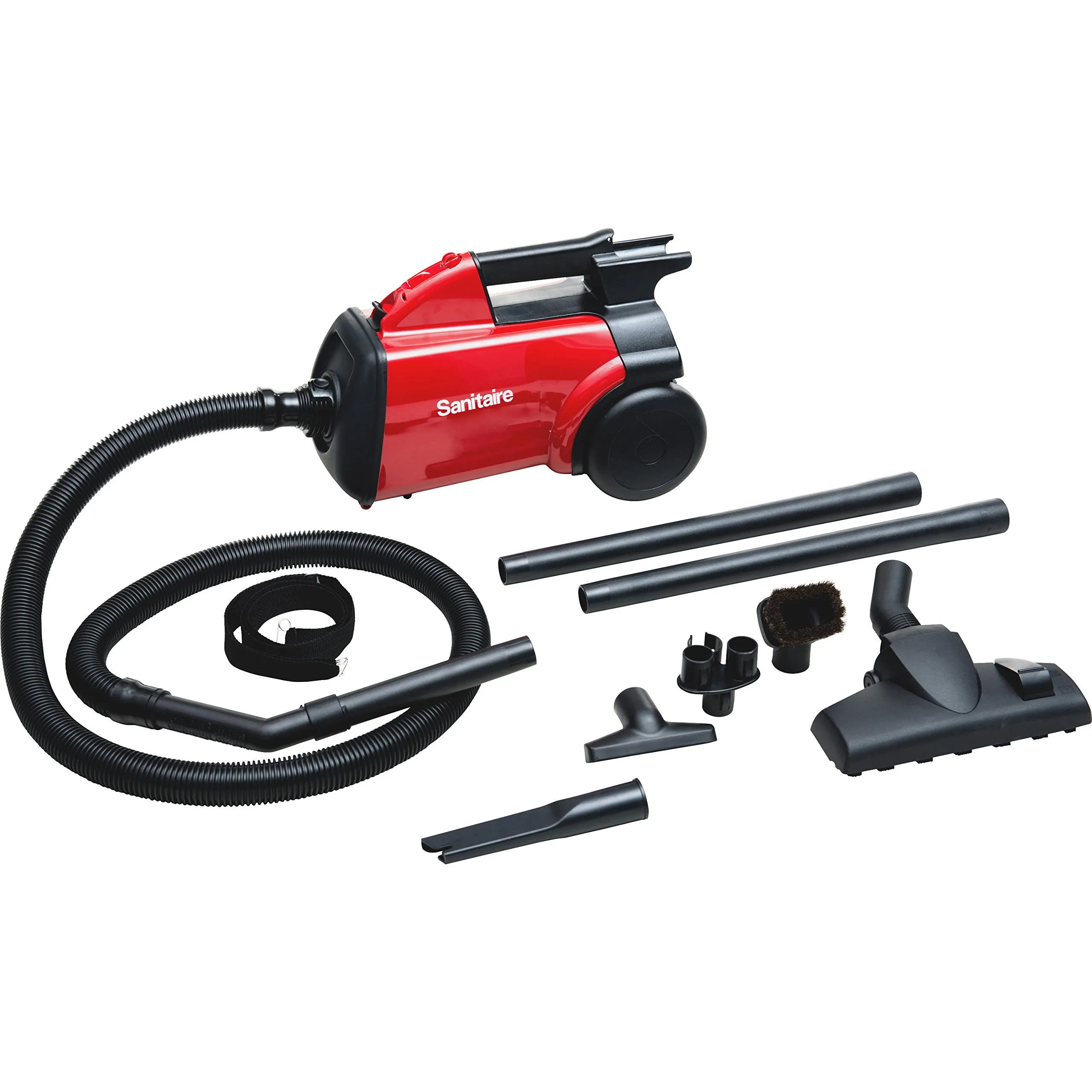 Sanitaire SC3683B Lightweight Commercial Canister Vacuum with HEPA Filtration and Attachments, Red - Image 3
