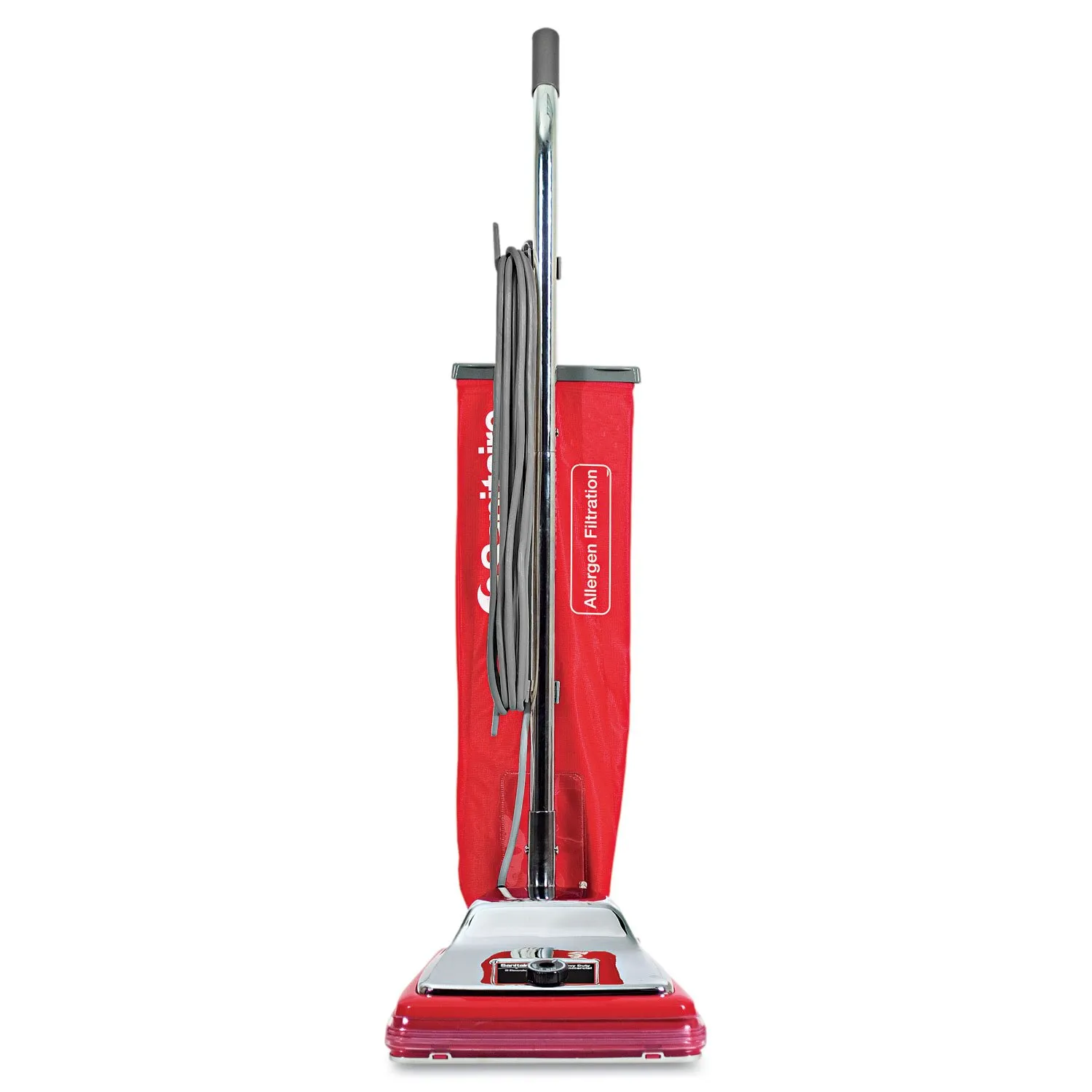 Sanitaire SC886F Upright Vacuum with Shake-Out Bag, 17.5 lb, CRI Approved, Red