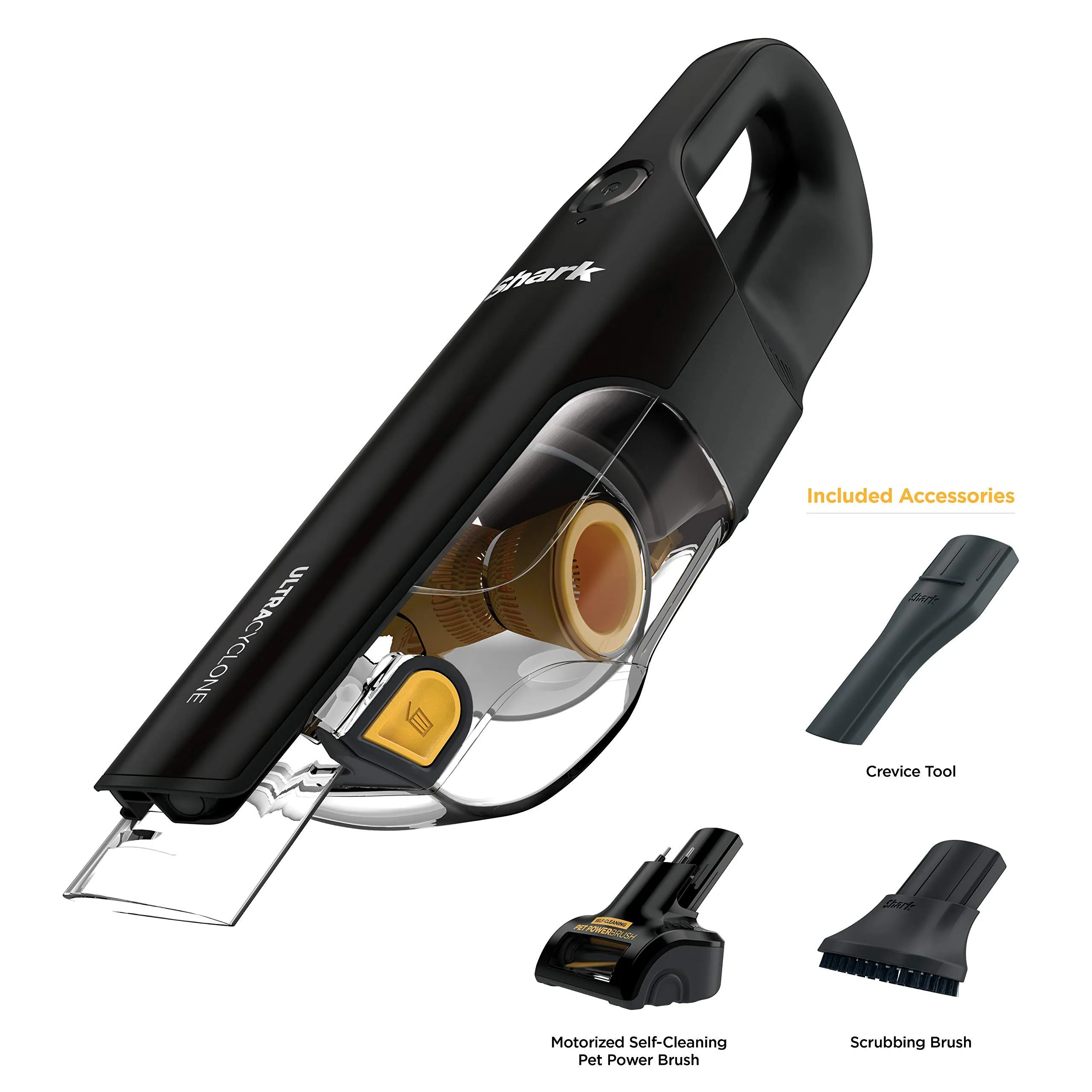 Shark CH951 UltraCyclone Pet Pro Plus Cordless Handheld Vacuum - XL Dust Cup, Black (Renewed) - Image 7