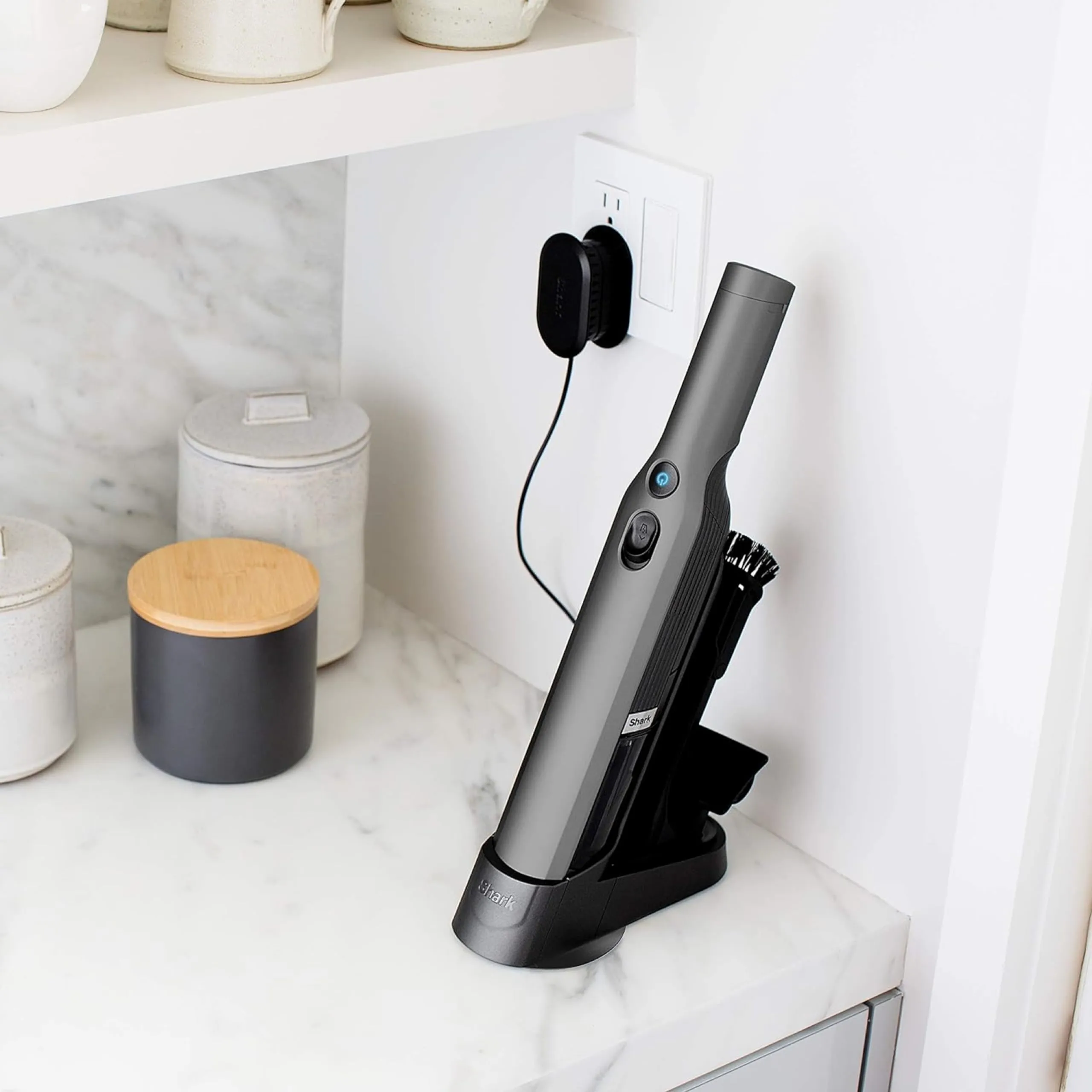 Shark WANDVAC Cordless Hand Vac, 1.4 lbs Lightweight Vacuum with Powerful Suction & Charging Dock - Image 2