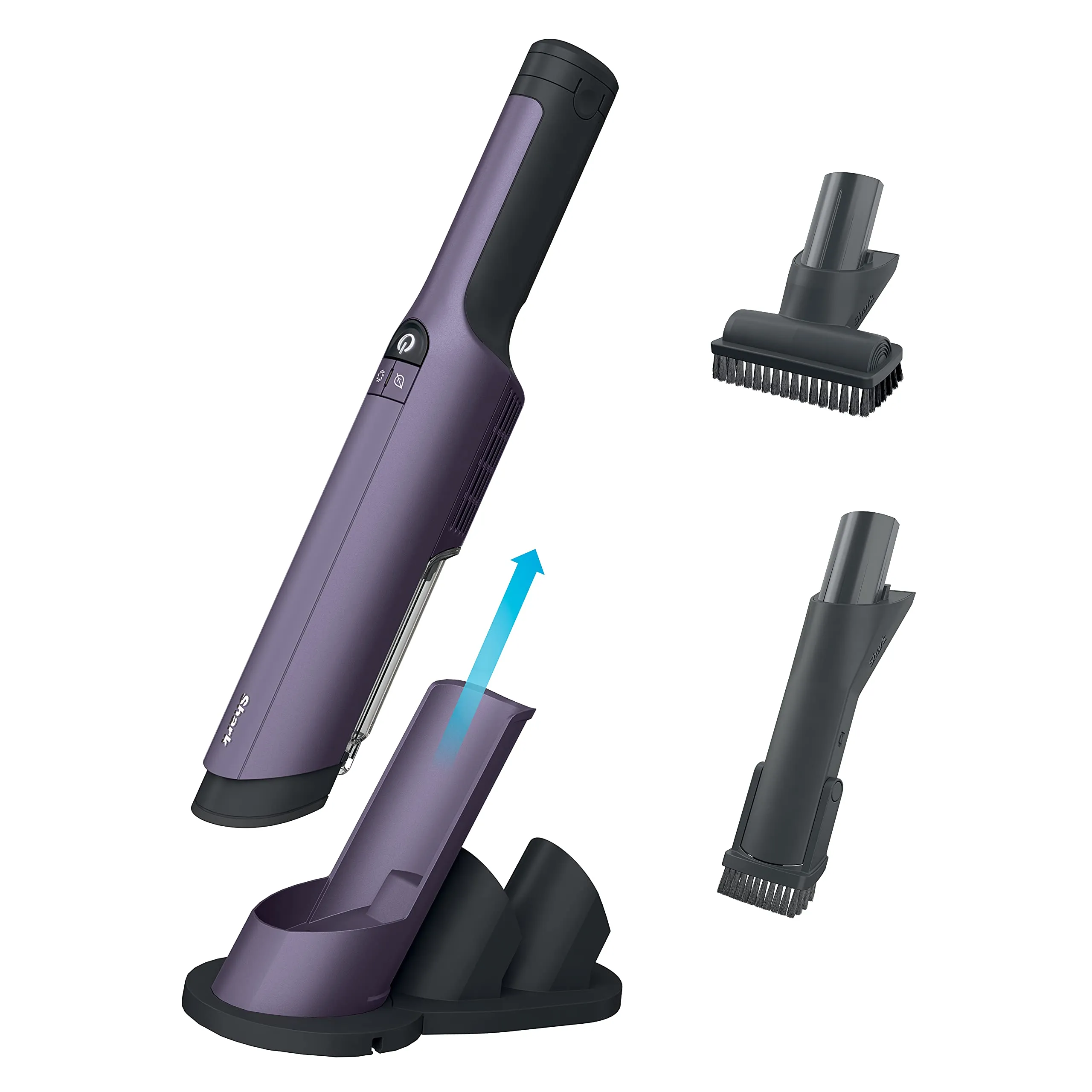 Shark WANDVAC POWER PET Cordless Hand Vacuum, Ultra-Lightweight, Powerful Suction, Purple - Image 2