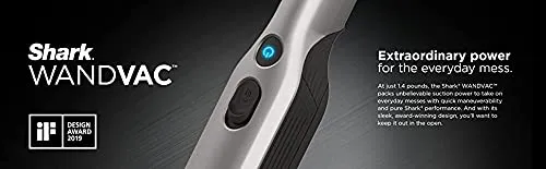 Shark WV201 WANDVAC Handheld Vacuum, 1.4 lbs, Powerful Suction, Charging Dock, Detachable Cup, Black - Image 3