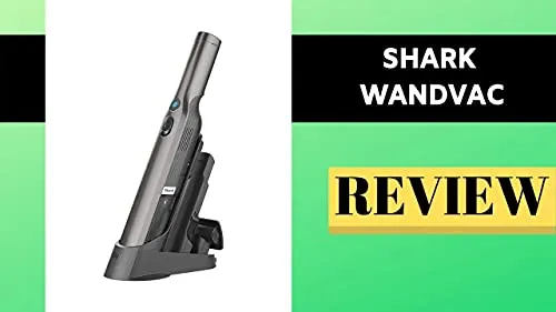 Shark WV201 WANDVAC Handheld Vacuum, 1.4 lbs, Powerful Suction, Charging Dock, Detachable Cup, Black - Image 4
