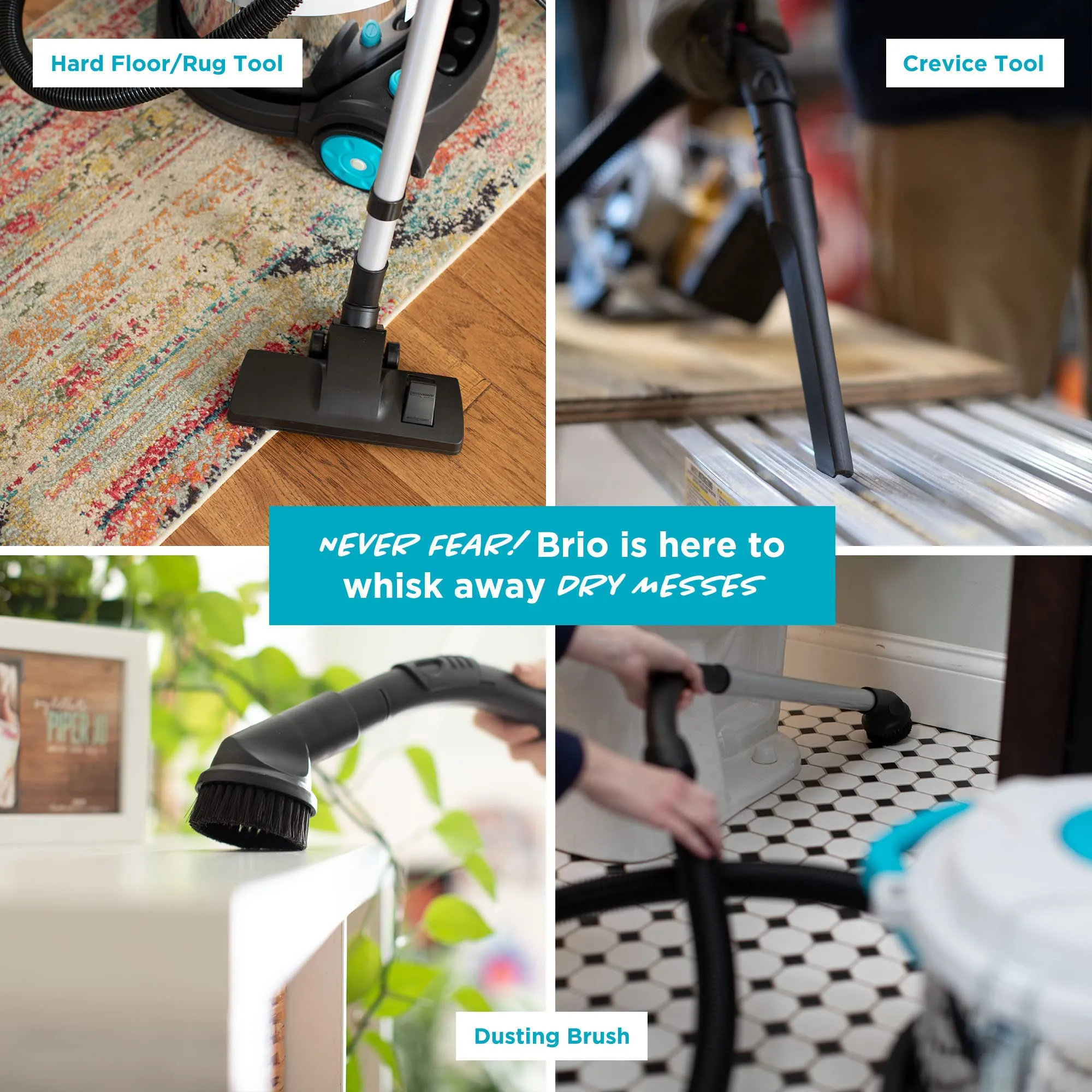 Simplicity Vacuums Brio Bagged Canister Vacuum Bundle with HEPA Filter Set for Floors & Rugs - Image 7