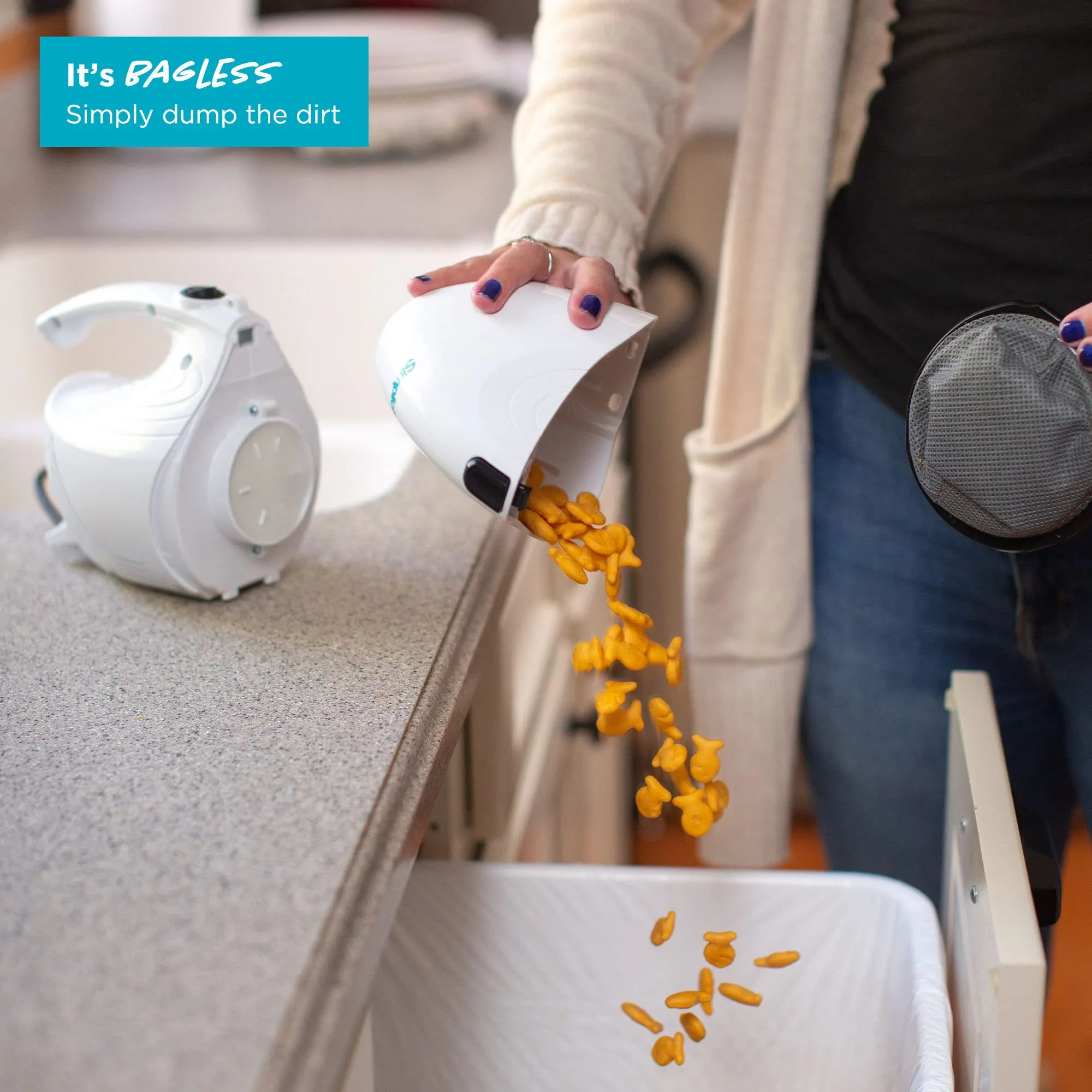 Simplicity Vacuums Flash Mini Handheld Vacuum with Attachments, Powerful Corded for Car Detailing 8 Simplicity Vacuums Flash Mini Handheld Vacuum with Attachments, Powerful Corded for Car Detailing - Image 8