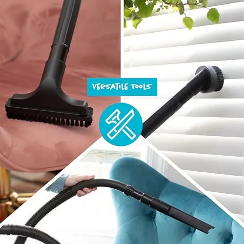 Simplicity Vacuums Sport Small Canister Vacuum Cleaner - Lightweight, High Suction, White, S100.6 - Image 7