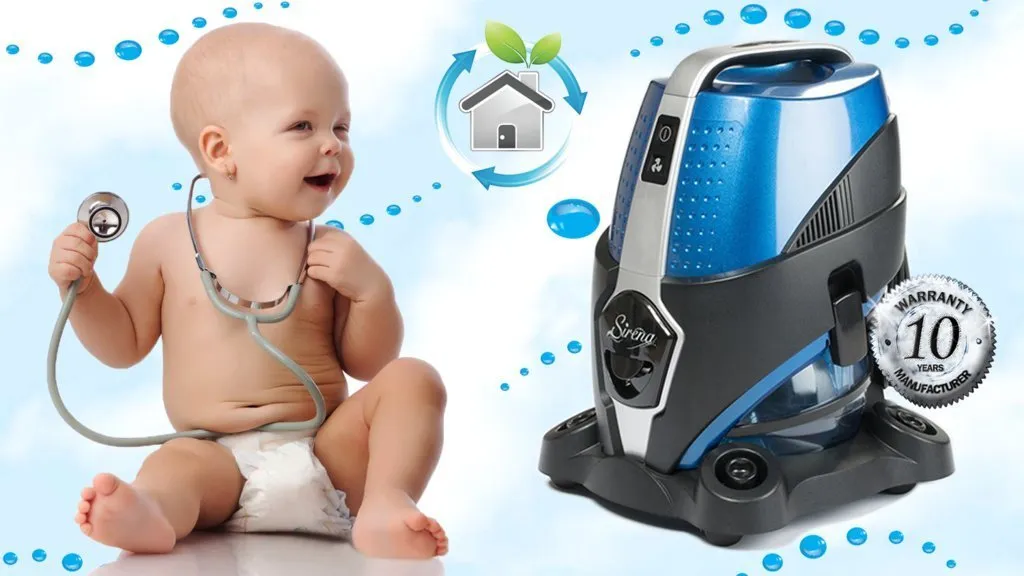 Sirena Vacuum Cleaner - 2-Speed Bagless Canister with Water Filtration for Allergy & Pet Owners - Image 7