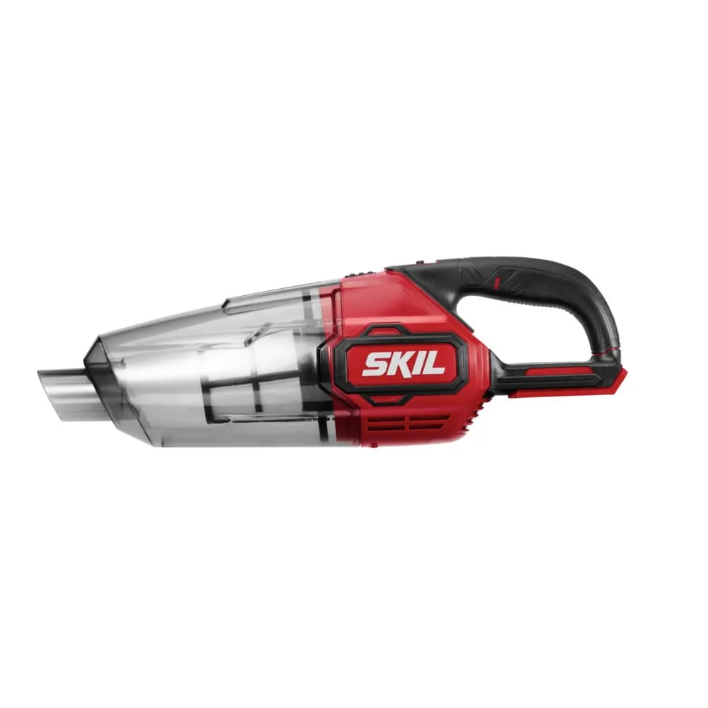 SKIL PWR CORE 20 20V Handheld Vacuum - Red, Lightweight, Powerful Suction for Home & Garage Clean-Up - Image 4