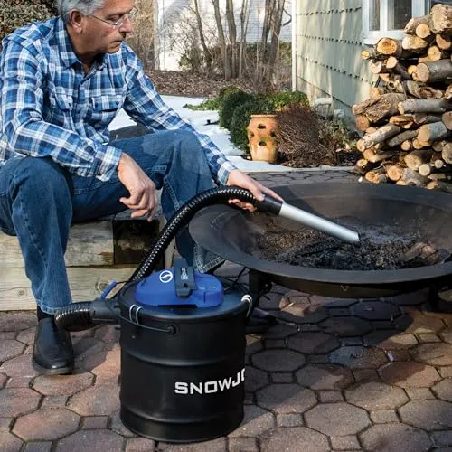 Snow Joe ASHJ201 4.8-Gallon Ash Vacuum with 4 Amp Motor, Metal Tank & Dual Filtration System - Image 8