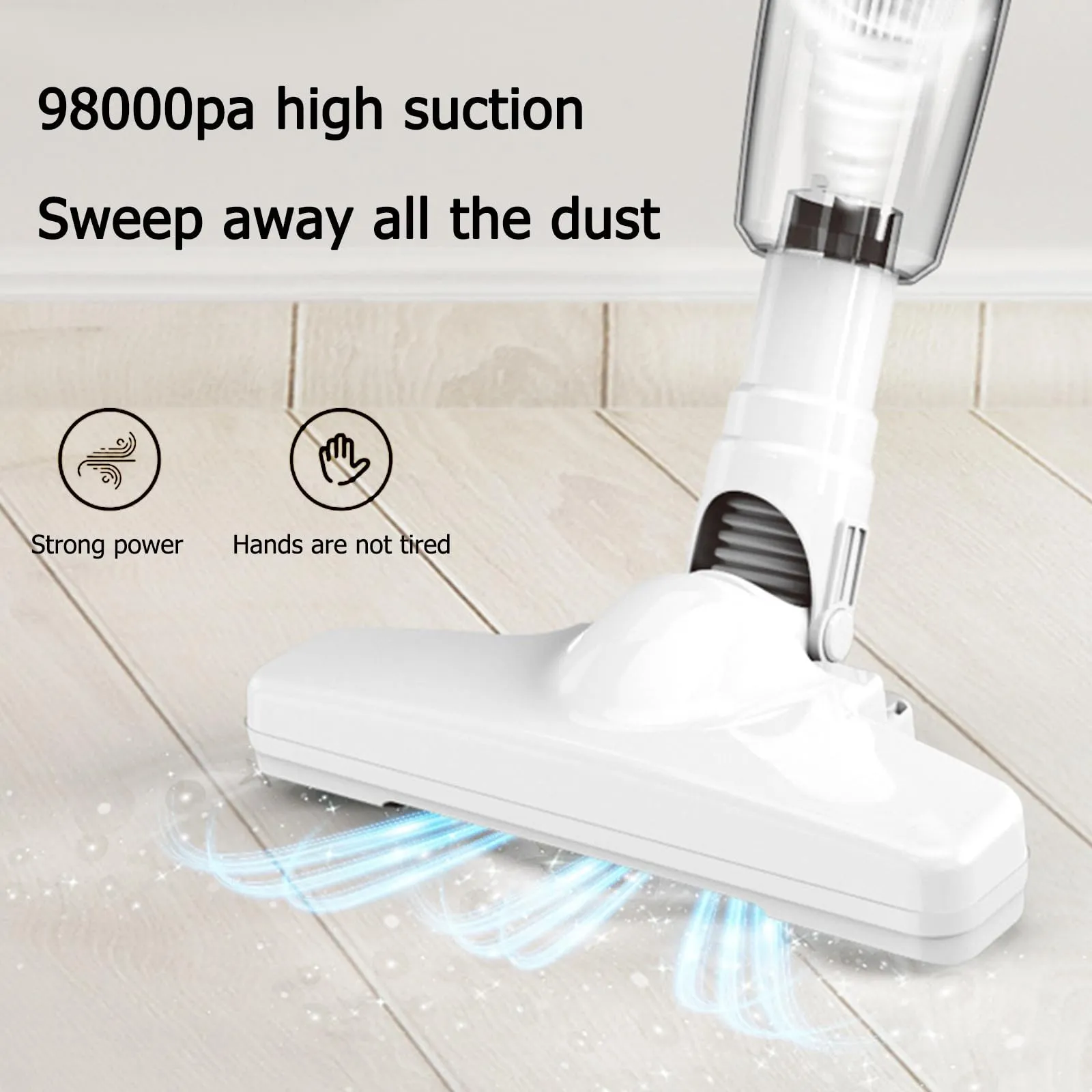 Stick Vacuum Cleaner - 30 Mins Runtime, Lightweight for Carpet & Hardwood, Ideal for Pet Hair - Image 8