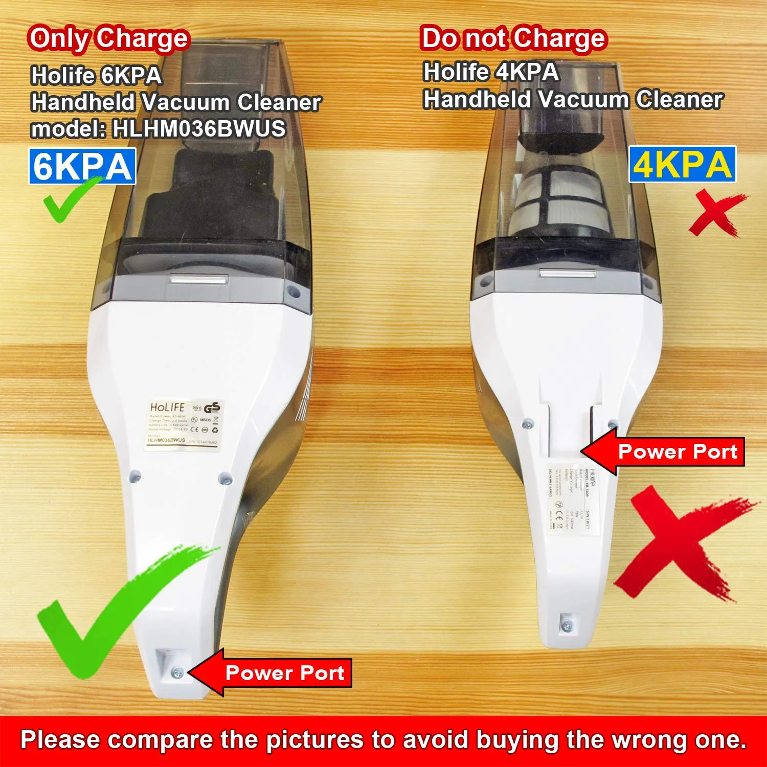 T Power AC DC Adapter for Holife HM036 6KPA Handheld Vacuum Cleaner - 14.8V Lithium Charger - Image 3