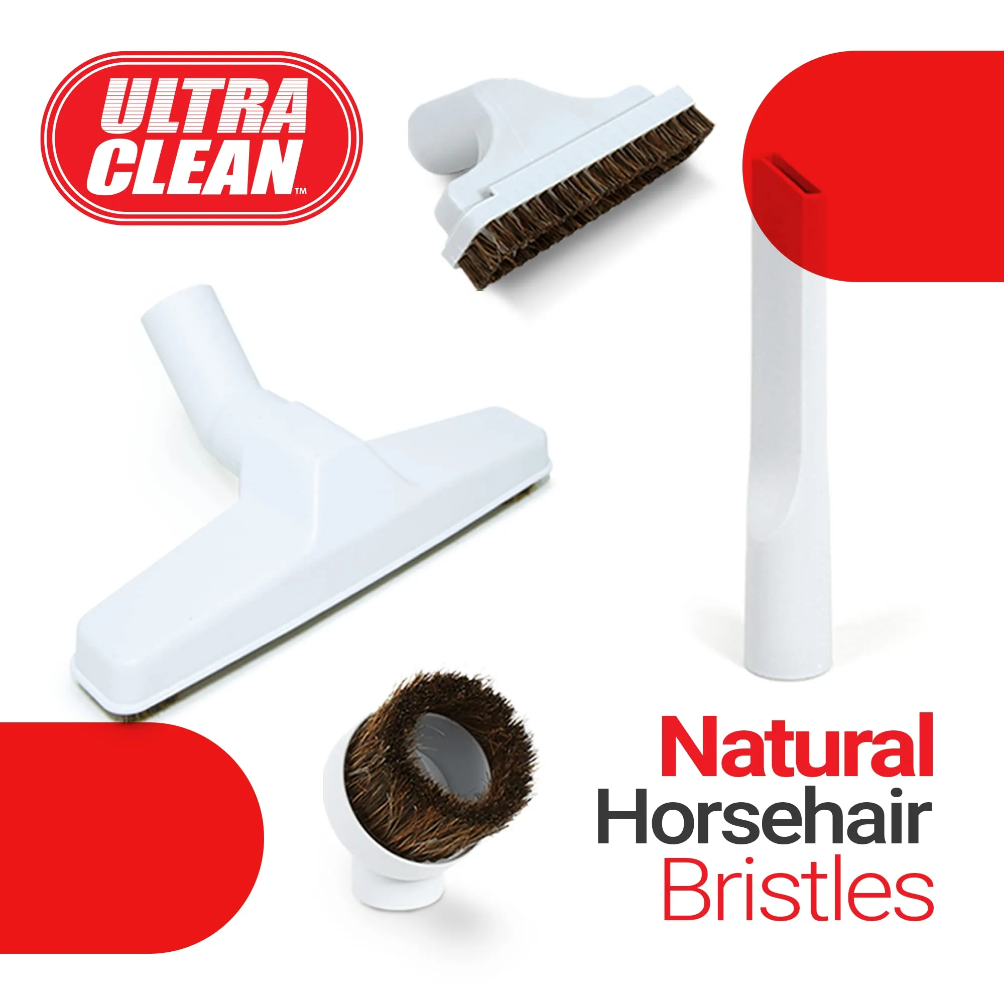 Ultra Clean SC100 Heavy Duty Central Vacuum System - 30 Ft White Hose, Turbo Brush & Accessories - Image 8