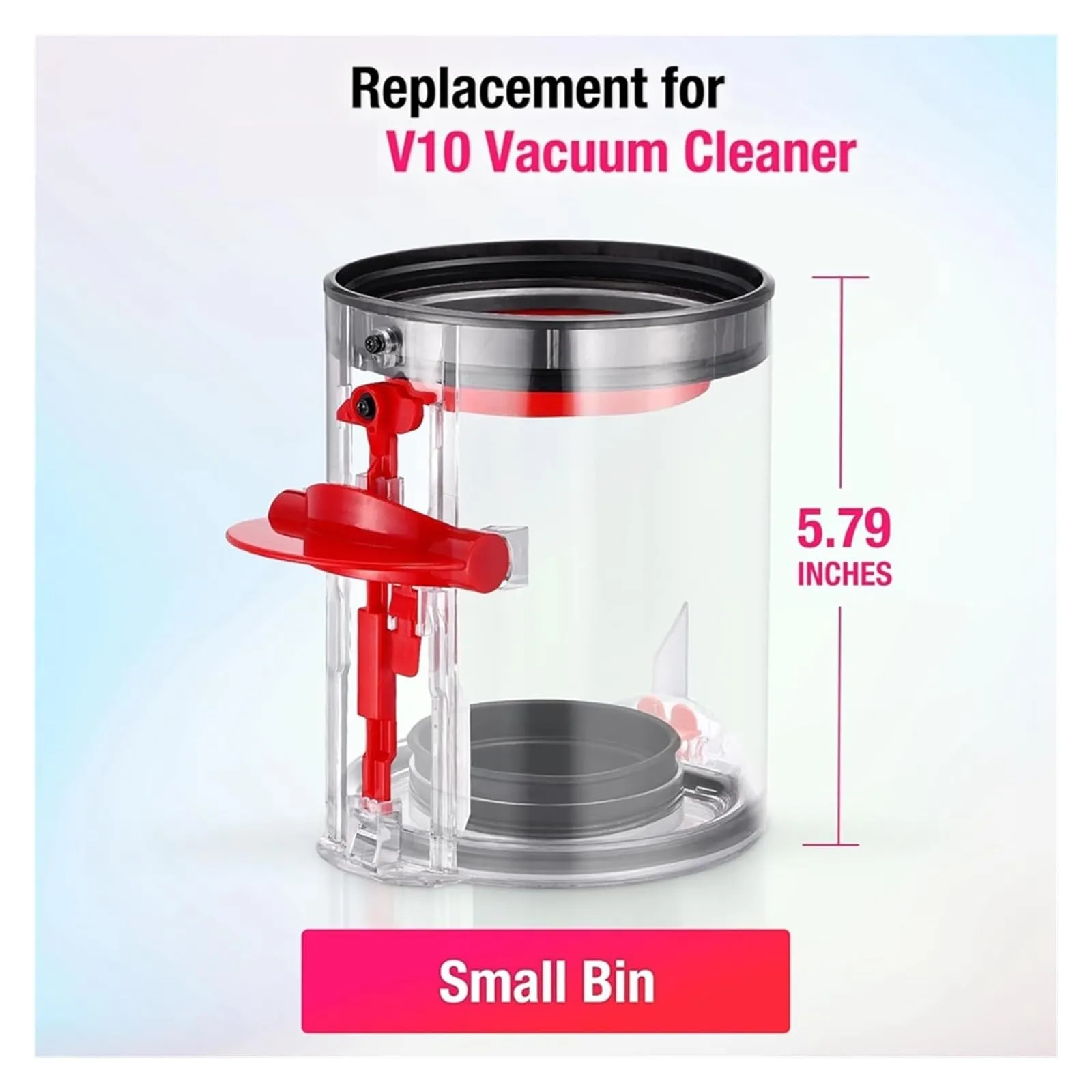 Upgraded Dust Bin Replacement for Dyson V10 SV12 Vacuum Cleaner - Part No. 969509-02 - Image 3