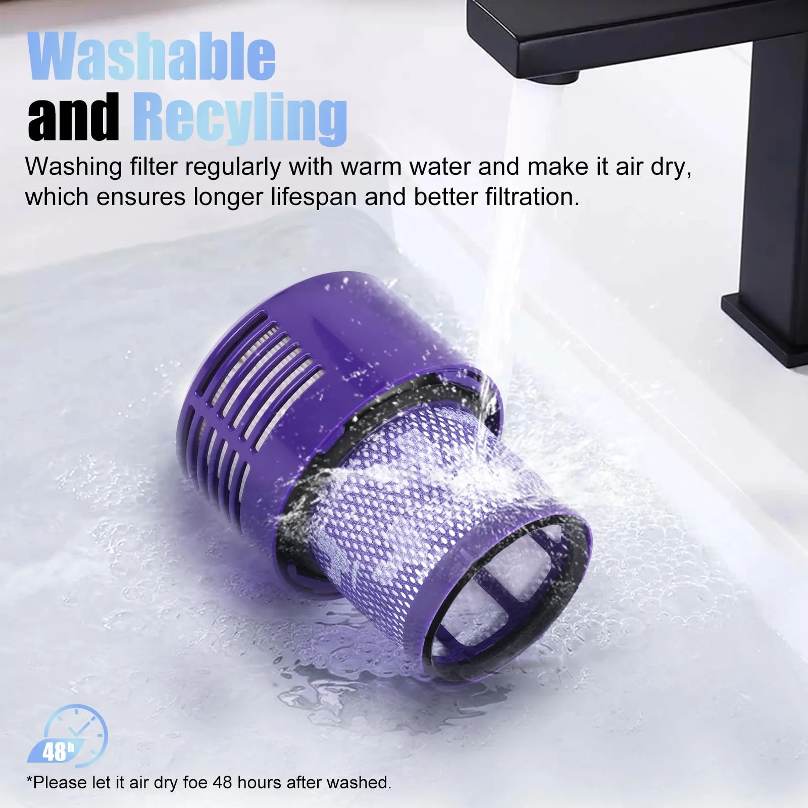 Upgraded Large Dust Bin Replacement for Dyson V10 Vacuum Cleaner - Ergonomic Design, High Quality - Image 8