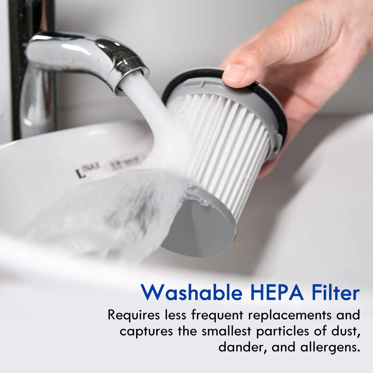 Vacmaster Bagless Canister Vacuum Cleaner - Lightweight, Washable HEPA Filter, 18kpa Suction Power - Image 4