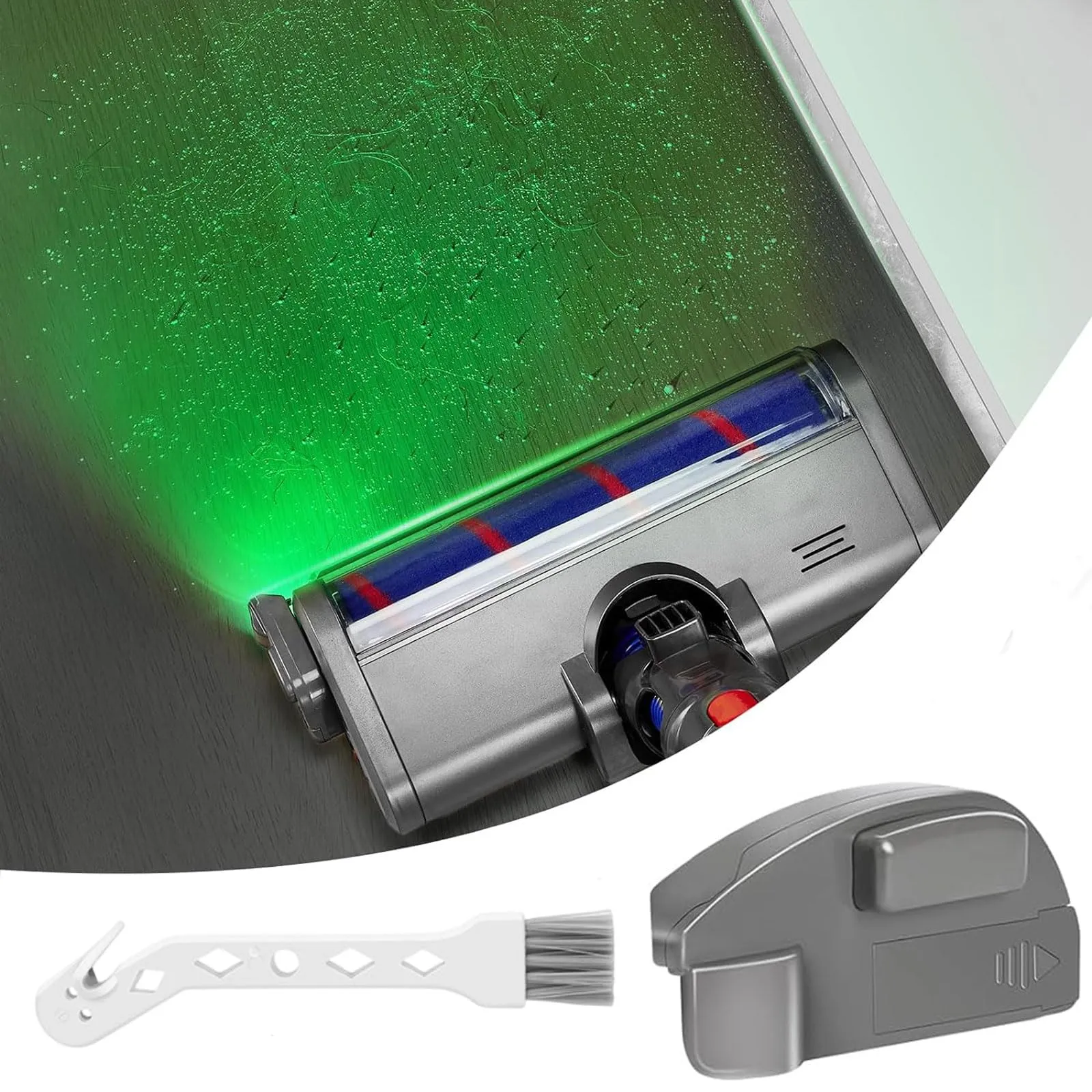 Led Dust Light Vacuum Cleaner Dust Detection Light - Green LED For Detecting ...