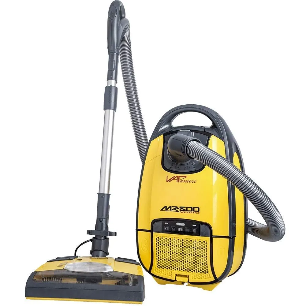Vapamore MR-500 Vento Canister Vacuum Cleaner, 1400W, HEPA Filtration, Powerful Pet Hair Tools